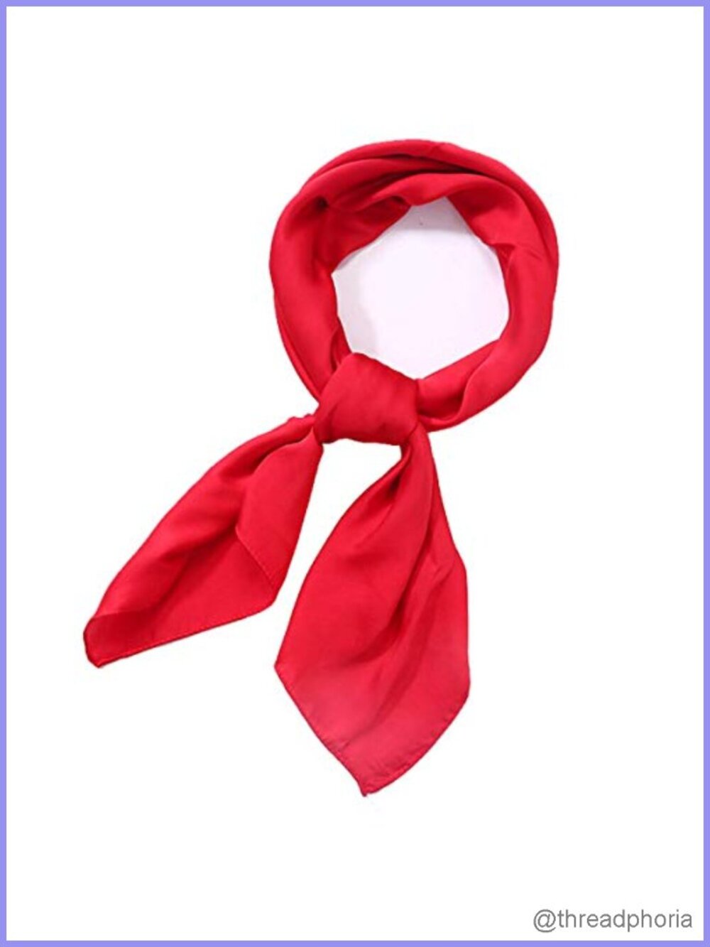 Satin Square Scarf 27x27 inches Women’s Hair Silk Neck Scarf